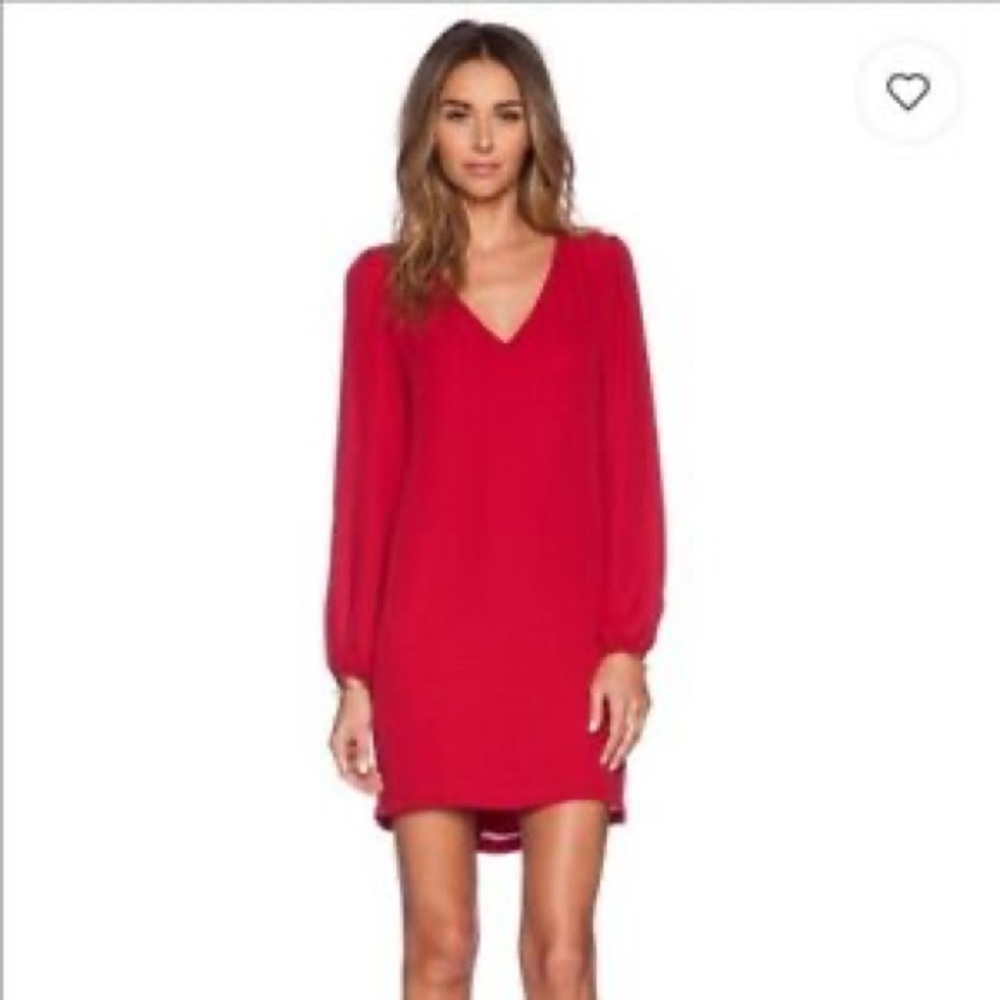 Eight Sixty Shift Dress in Red